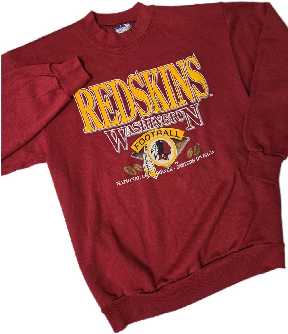 VTG 90s Washington Redskins NFL Football Graphic Crewneck Sweatshirt USA Made M